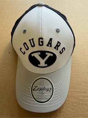 Zephyr Gray and Black BYU Cougars Mens Hat